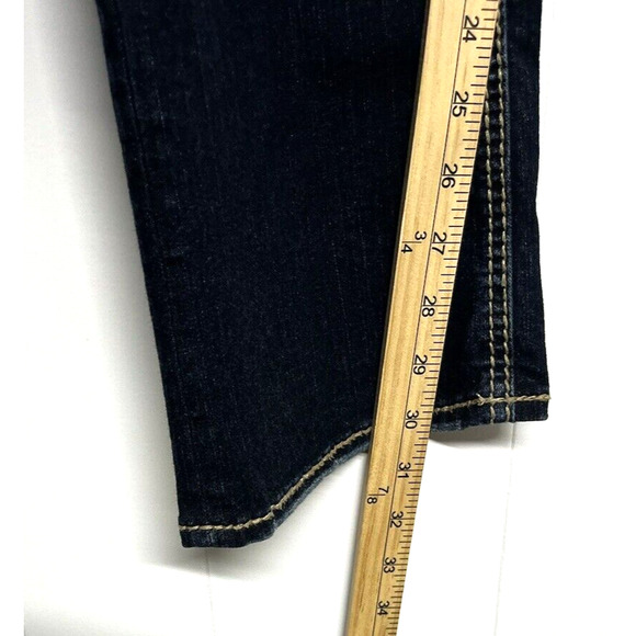 Silver Jeans Suki Slim Bootcut Size 28x31 Mid Rise Medium Blue Flap Pockets - Picture 6 of 12